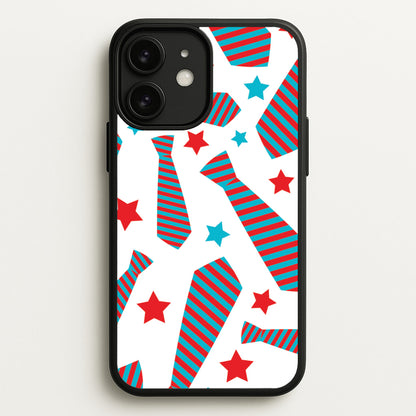 Tie And Stars Pattern iPhone 11 Case