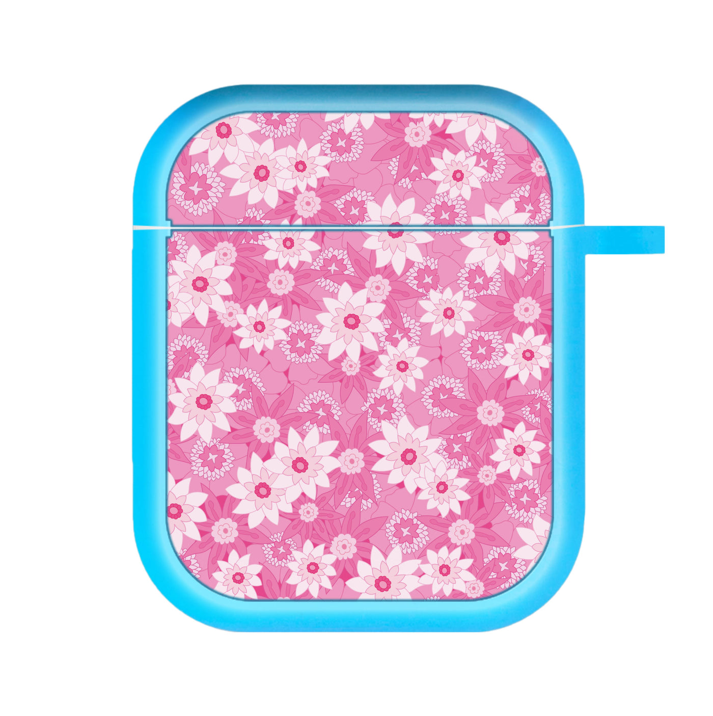 Pink Flowers - Floral Patterns AirPods Case