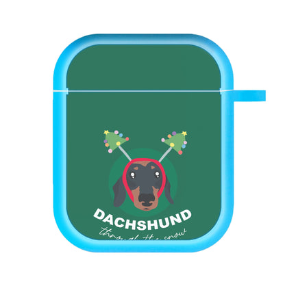 Dachshund Through The Snow AirPods Case