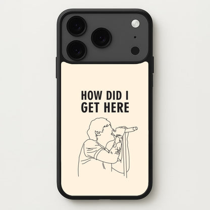 How Did I Get Here Outline iPhone 17 Pro Case