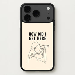 How Did I Get Here Outline iPhone 17 Pro Max Case