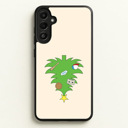 Upside Down Christmas Tree Galaxy A34 Case