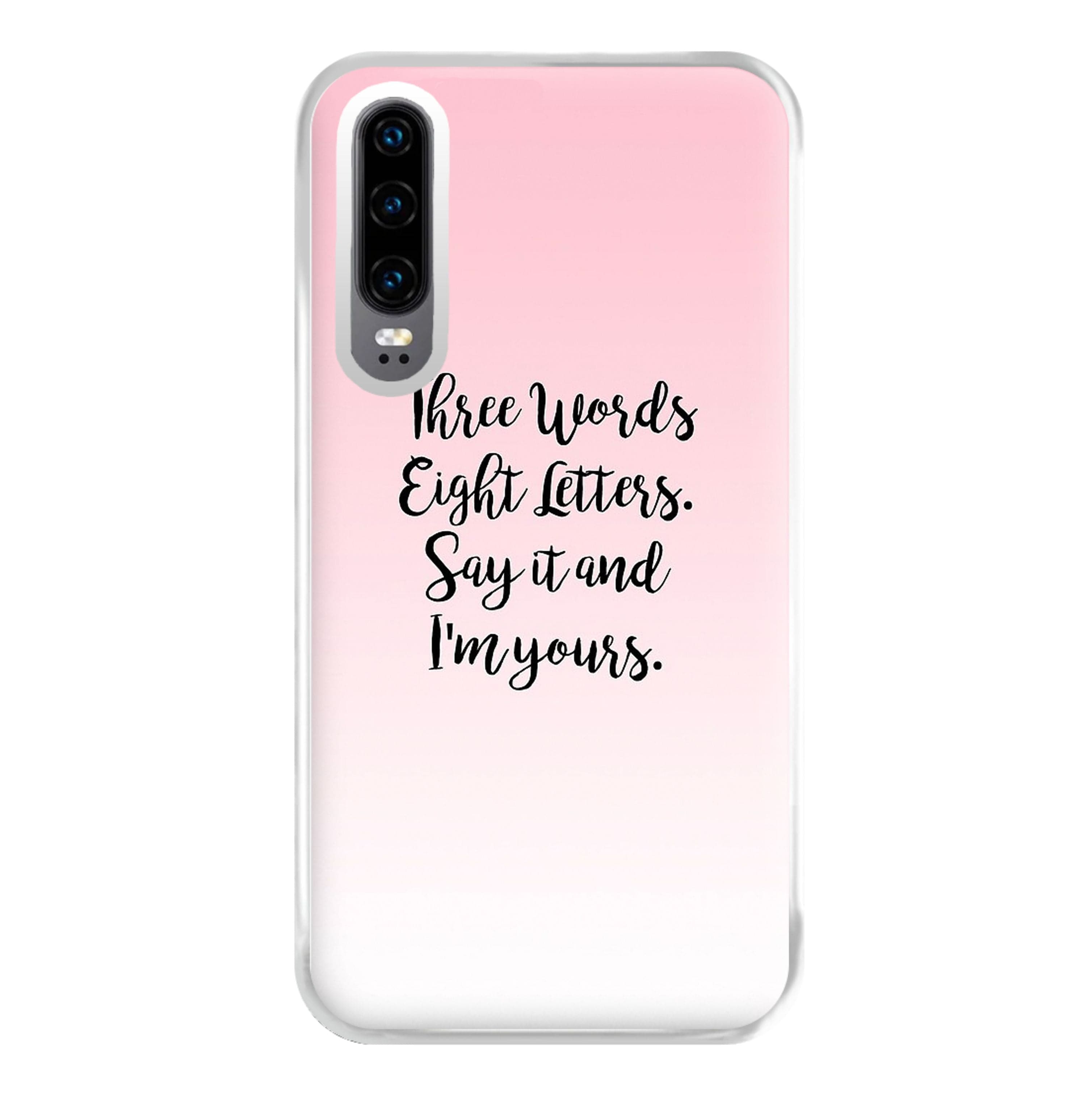 Three Words, Eight Letters - Gossip Phone Case