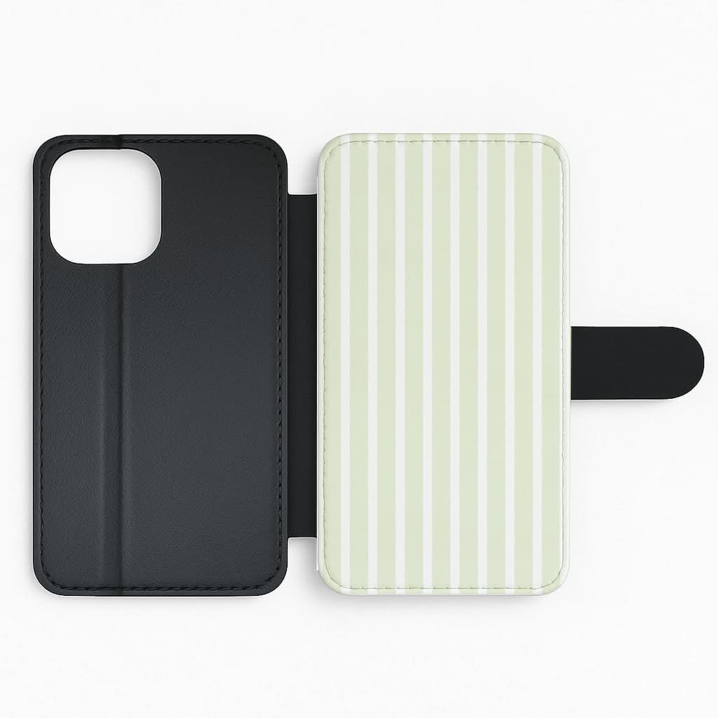 Garden Lawn Stripes Flip Phone Case