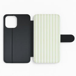 Garden Lawn Stripes Flip Phone Case