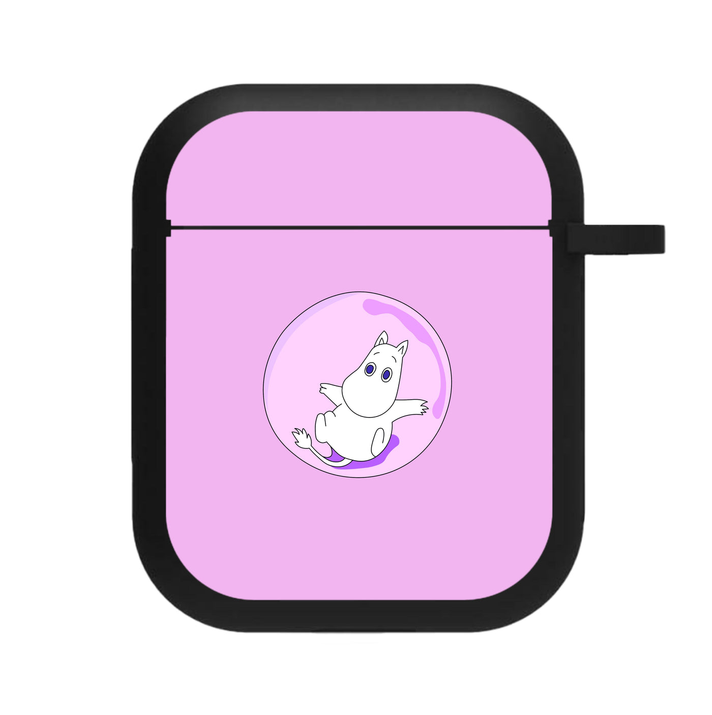 Moomin In A Pink Bubble  AirPods Case