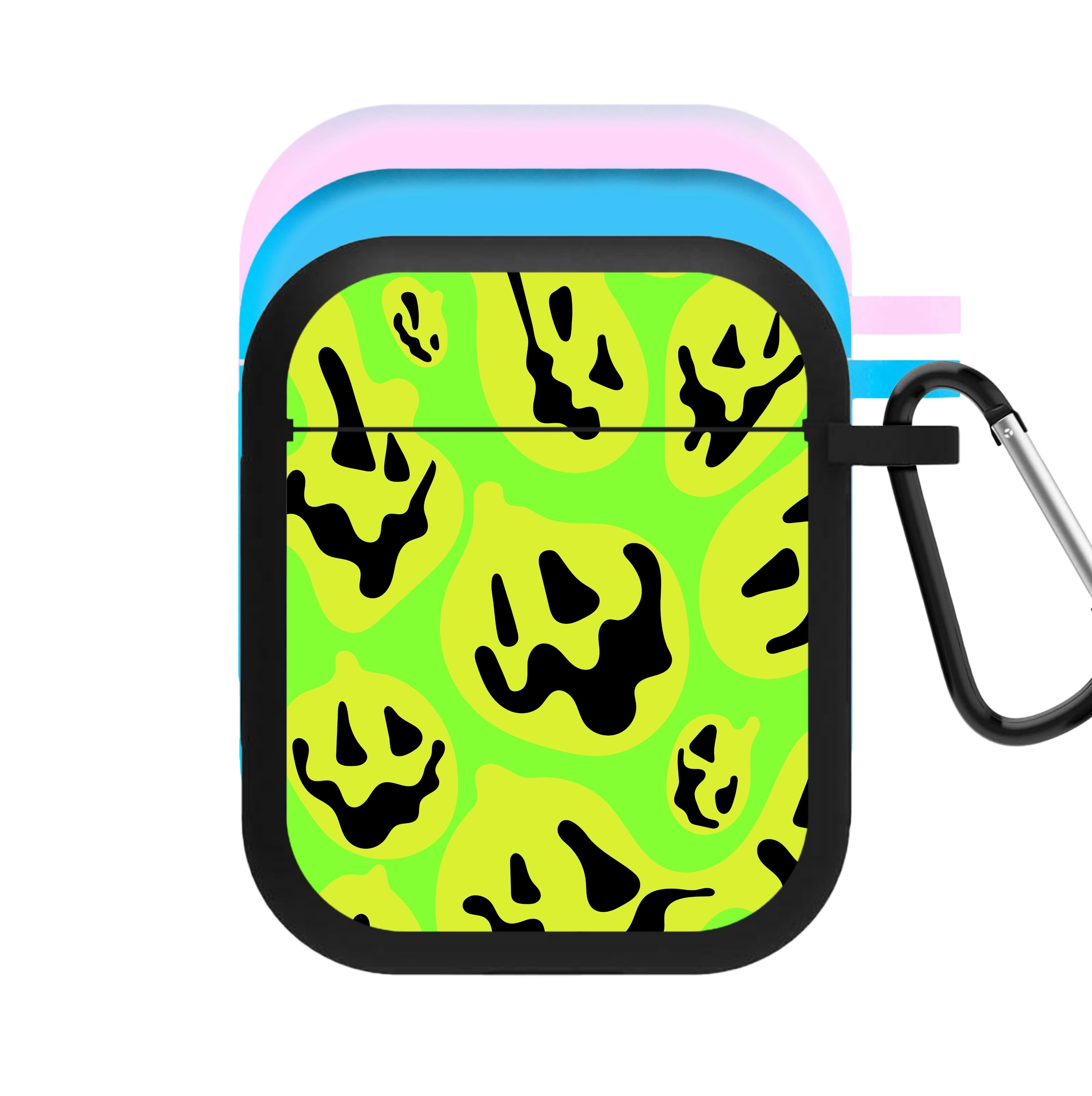 Green Pumpkin Pattern AirPods Case