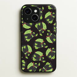 Vampire Frog Pattern  - Halloween iPhone 14 Case