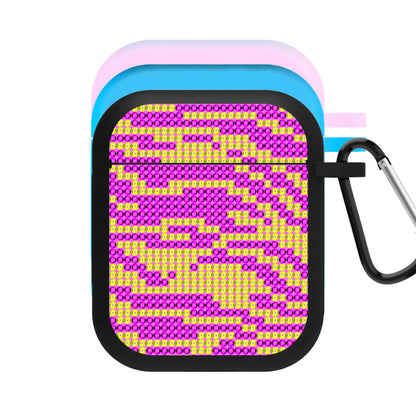 Sequin Tiger Pattern AirPods Case