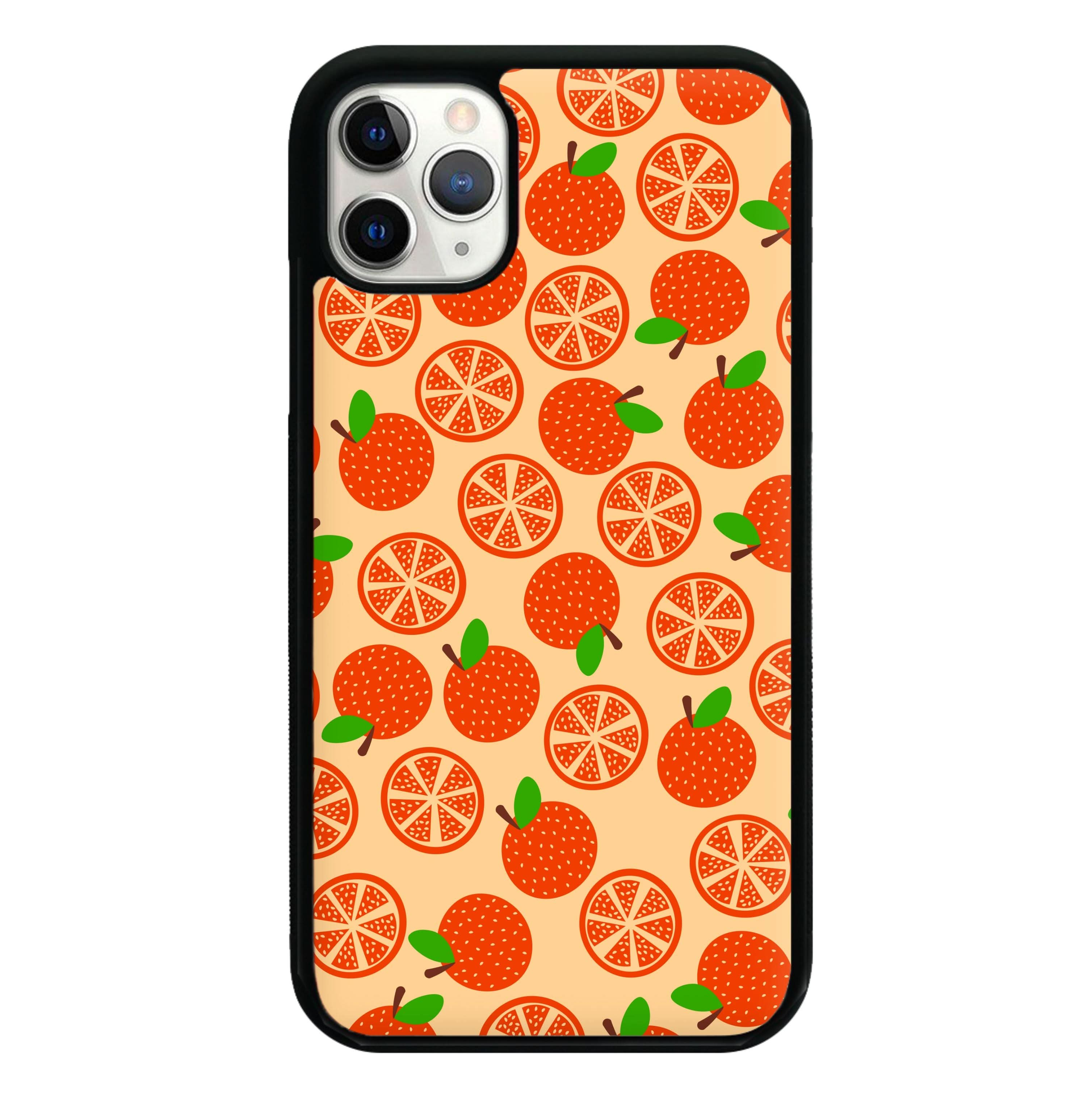 Textured Oranges Pattern  Phone Case