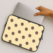 Vanilla & Chocolate Buttons Laptop Sleeve 2