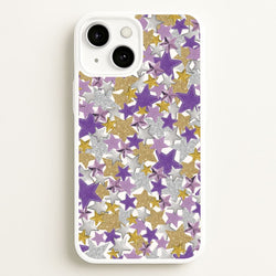 Mauve Stars Collage  iPhone 13 Case