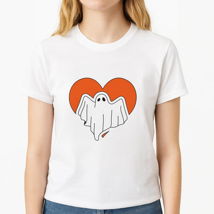 Ghost Heart  Womens T-Shirt