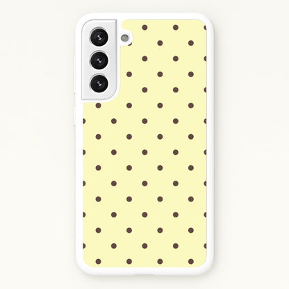 Vanilla & Chocolate Polka Dots Galaxy S21FE Case