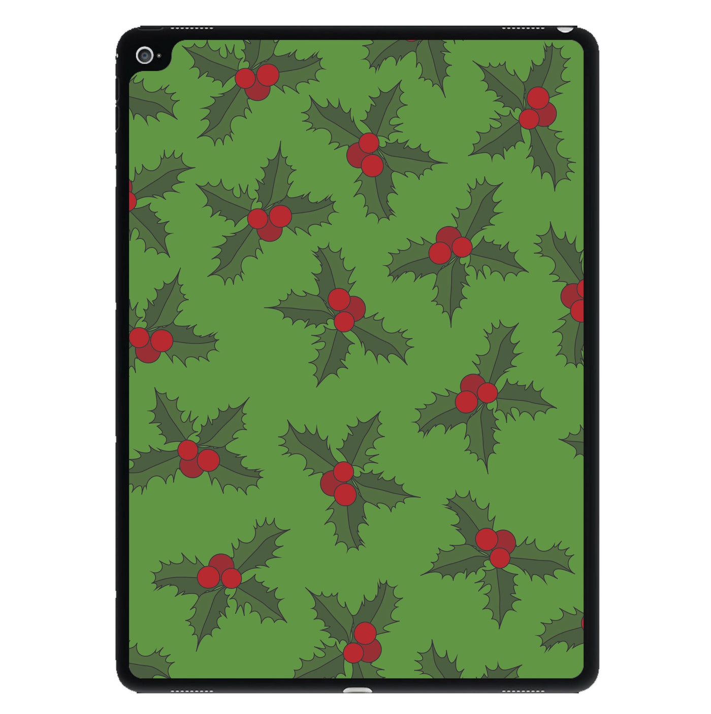 Holly Pattern iPad Case