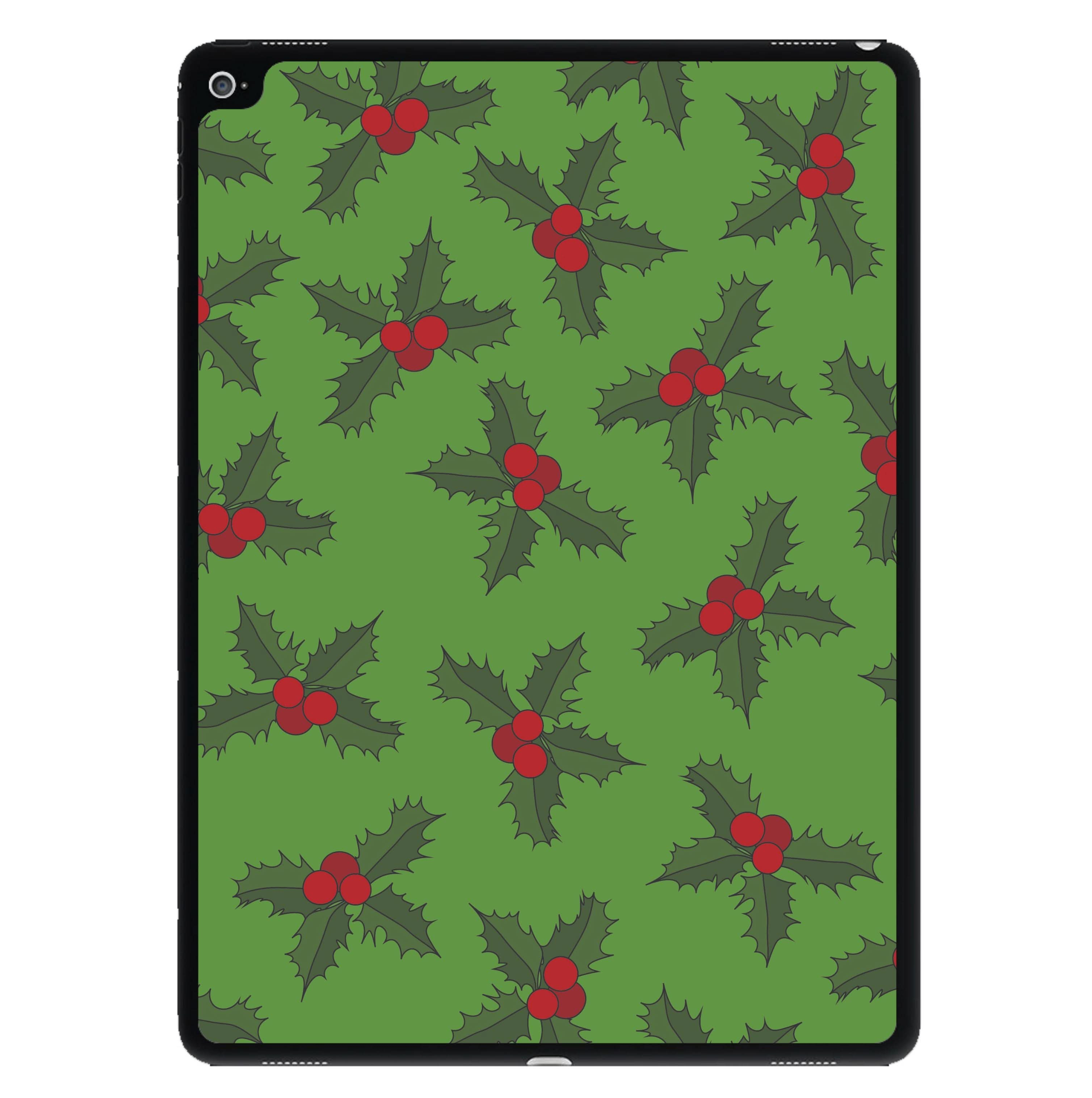 Holly Pattern iPad Case