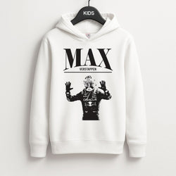 Max Blue And Red Kids Hoodie