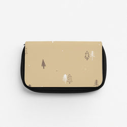 Minimal Christmas Trees Pattern Pencil Case
