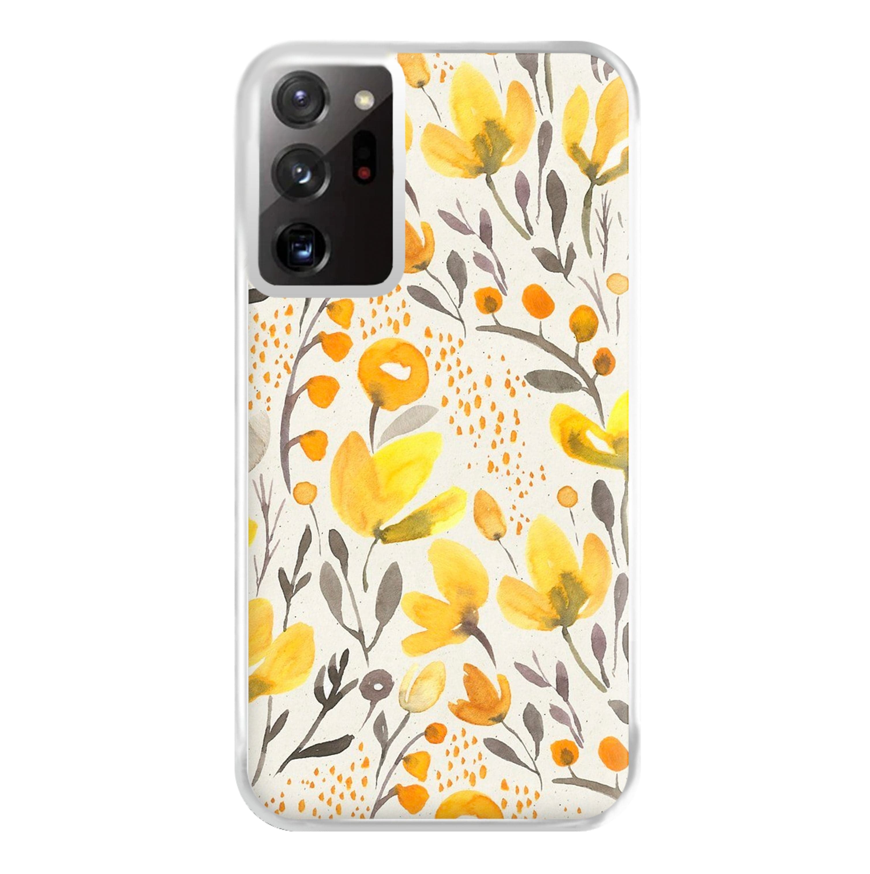 Yellow Field Floral Phone Case