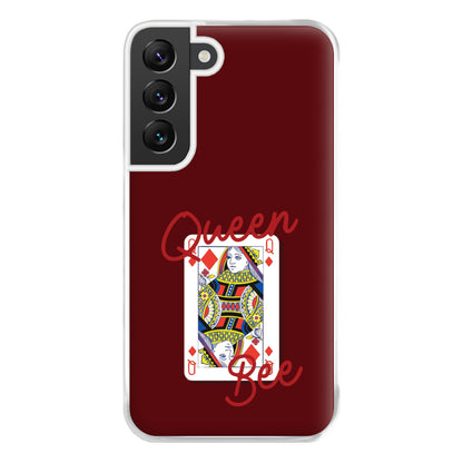 Queen Bee Playing Card Galaxy S22 Plus Case