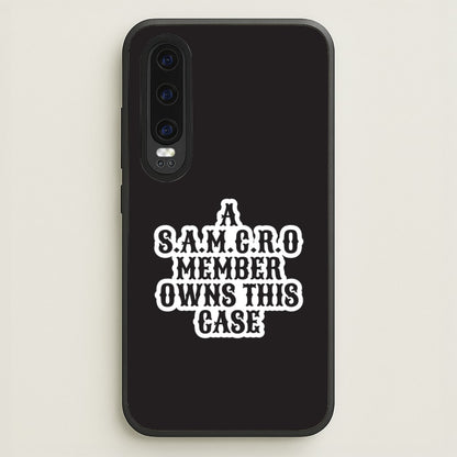 SAMCRO Member Huawei P30 Case