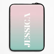 Gradient Personalised Name Laptop Sleeve 1
