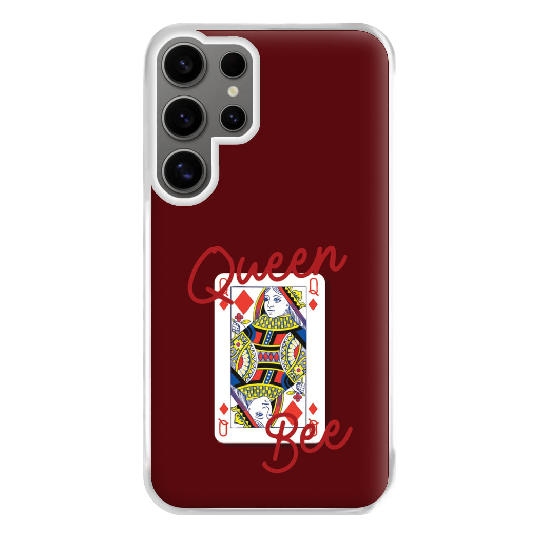 Queen Bee Playing Card Galaxy S24 Ultra Case
