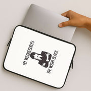 On Wednesdays We Wear Black Laptop Sleeve 2