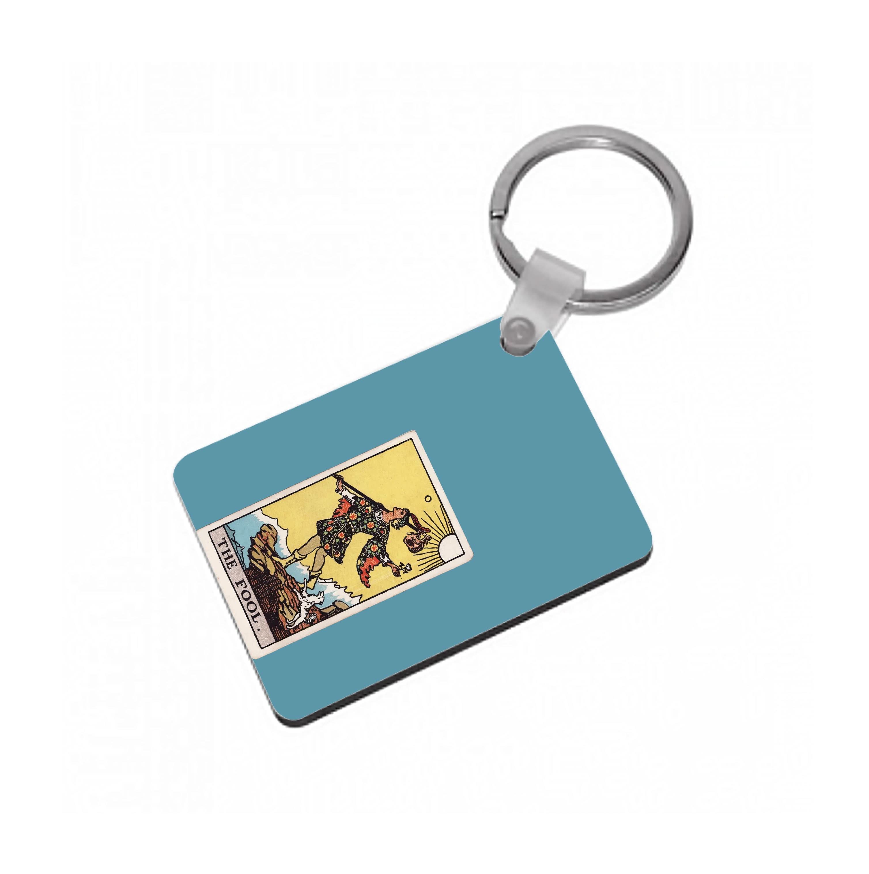 The Fool Tarot Card Keyring