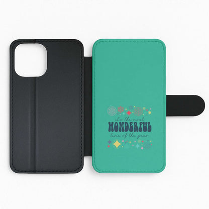 The Most Wonderful Time Of The Year Geometric Flip Phone Case
