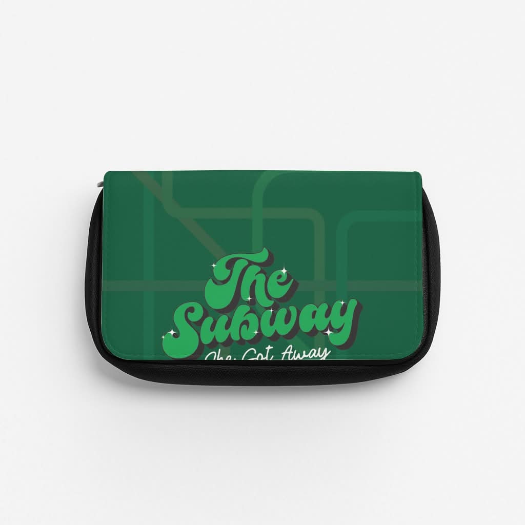Subway Green Pencil Case