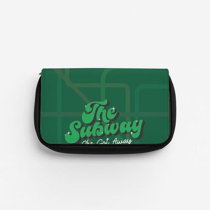 Subway Green Pencil Case