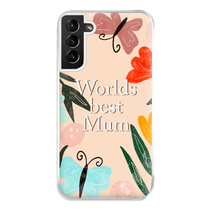 Worlds Best Mum - Floral Mother's Day Phone Case