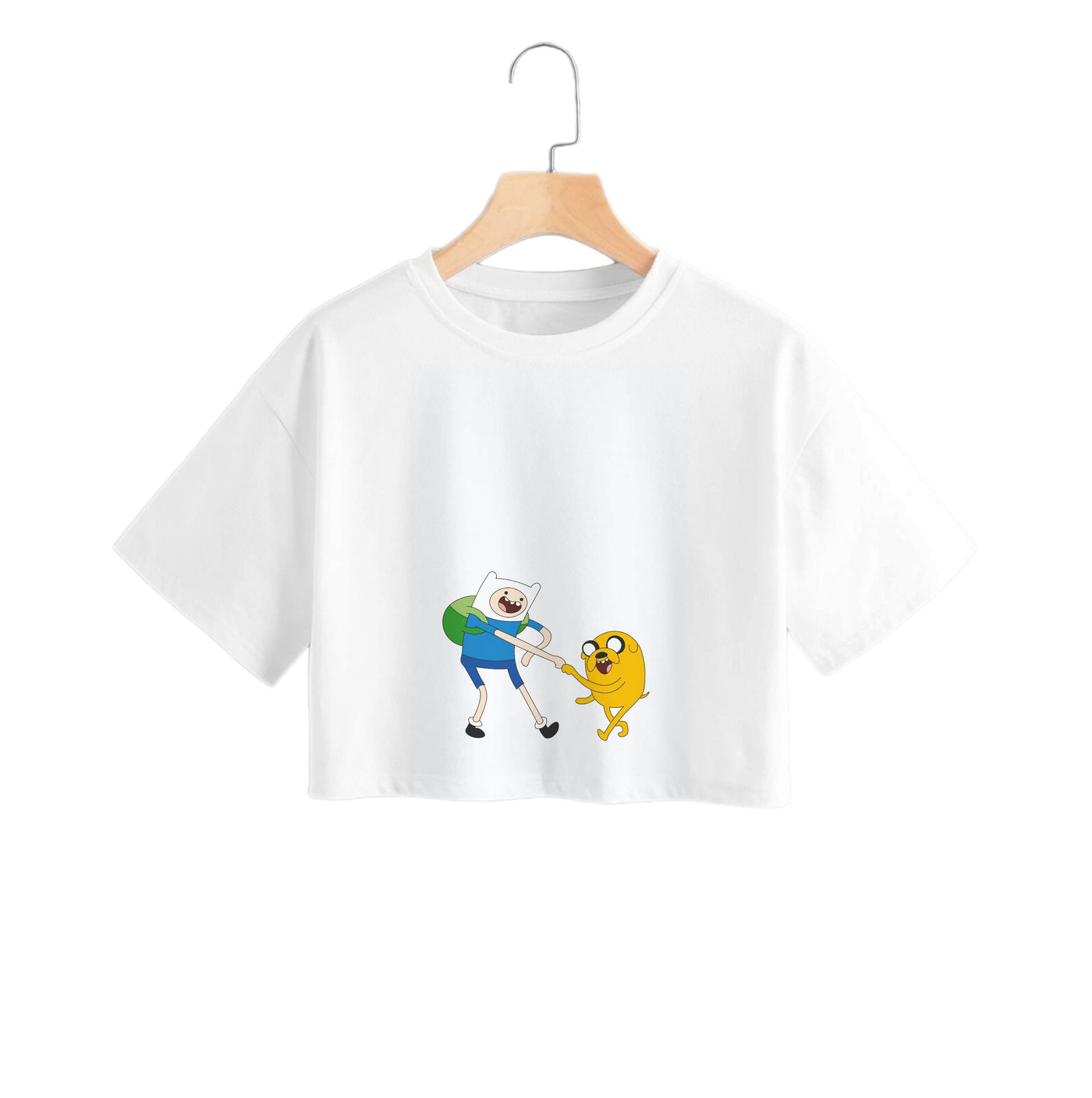 Jake The Dog And Finn The Human - Adventure Time Crop Top