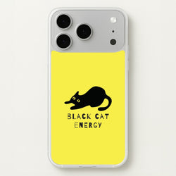 Black Cat Energy iPhone 17 Pro Max Case