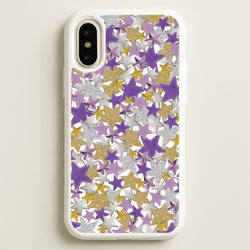 Mauve Stars Collage  iPhone X / XS Case