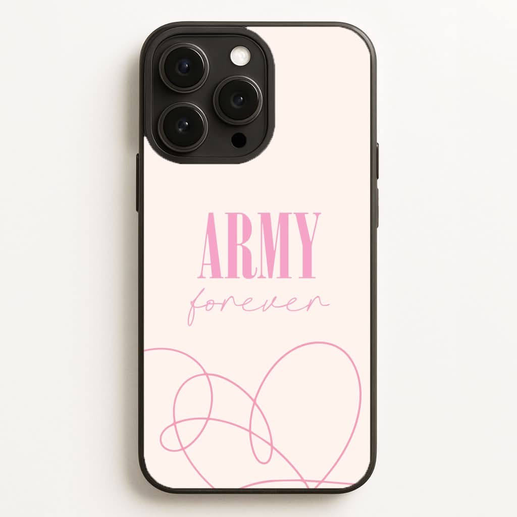 Army Forever Pink Phone Case for Apple iPhone, Samsung Galaxy, Huawei and Google Pixel