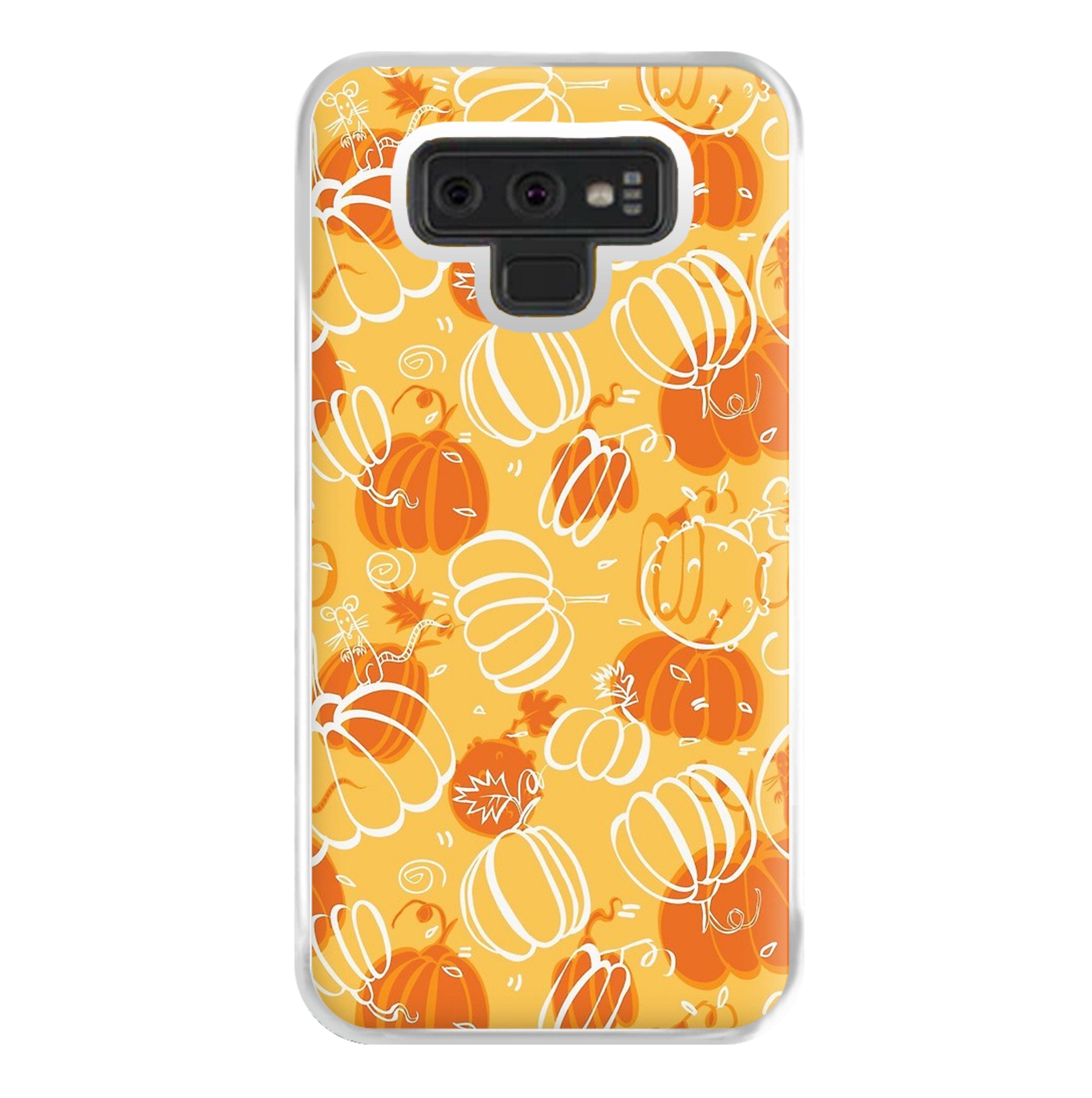 Drawn Pumpkin Pattern Phone Case