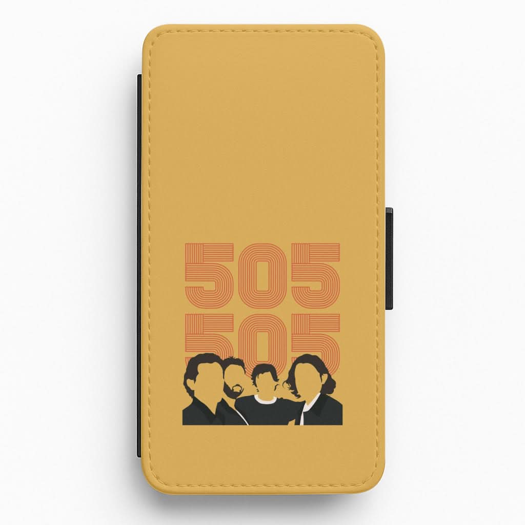 505 Band Members Light Flip / Wallet Phone Case