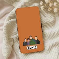 Rock Band Members Leather Phone Case