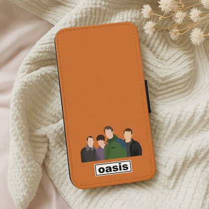 Rock Band Members Leather Phone Case