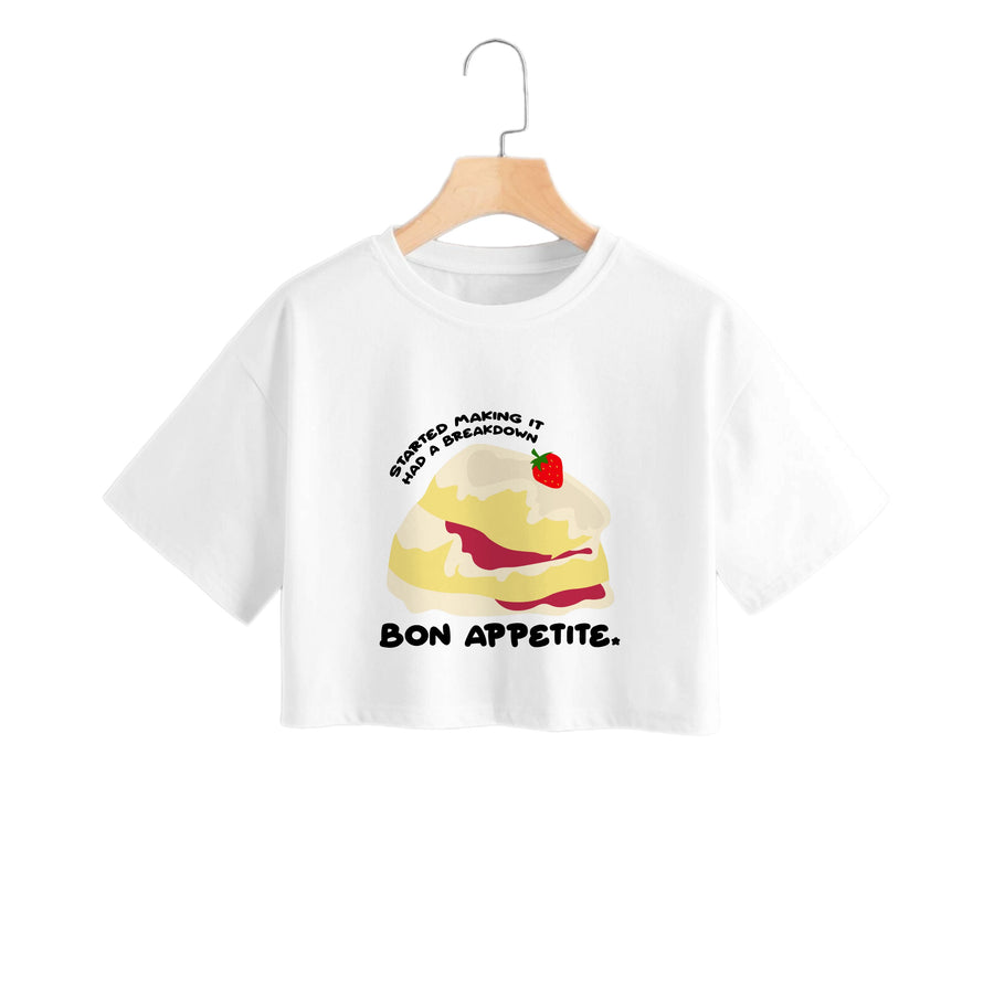 Bon Appetite - British Pop Culture Crop Top