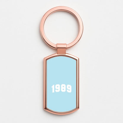 1989 Varsity Rose Gold Keyring