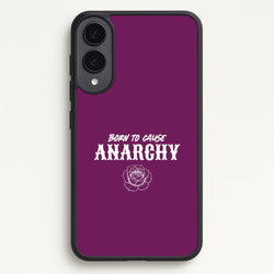 Born To Cause Anarchy Galaxy S25 Edge Case