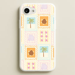 Tropical Stamps iPhone 16e Case