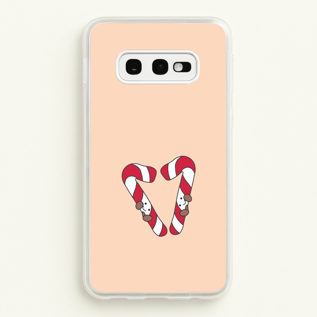 Christmas Candycane Plushies Galaxy S10e Case