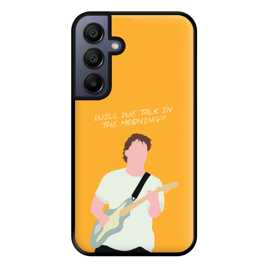 Will We Talk In The Morning Yellow Galaxy A15 Case