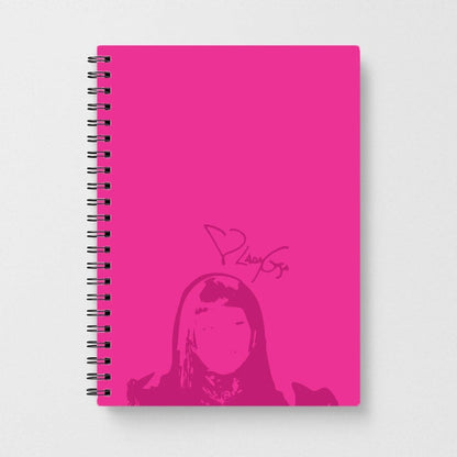 Pink Gaga Silhouette  Notebook