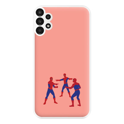Spider Hero Pointing Meme Galaxy A13 Case
