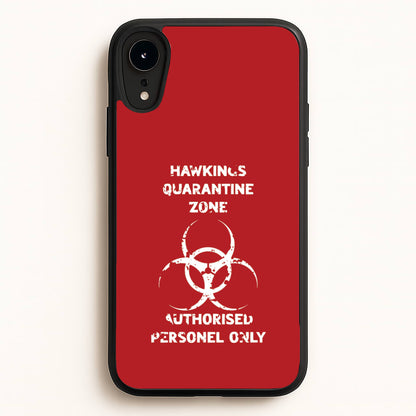 Hawkings Quarantine Zone iPhone XR Case